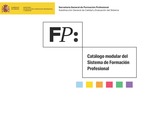 Catálogo Modular del Sistema de Formación Profesional